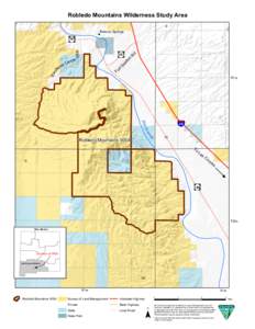 Robledo Mountains Wilderness Study Area ! 185  er