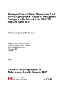 Microsoft Word - MS2897 Hyatt Fish Water Management Tool Project.doc