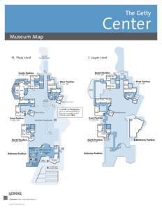 The Getty  Center Museum Map