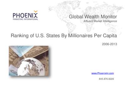 Global Wealth Monitor Affluent Market Intelligence Ranking of U.S. States By Millionaires Per Capita[removed]