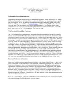 Hydrography / National Hydrography Dataset / NHD / Stewardship / Data steward / United States Geological Survey / The National Map / Cartography / Earth / Science