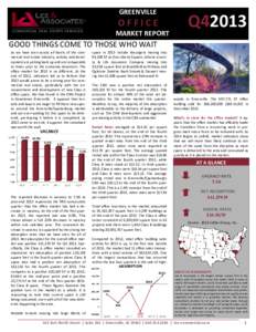 GREENVILLE  OFFICE MARKET REPORT  Q42013