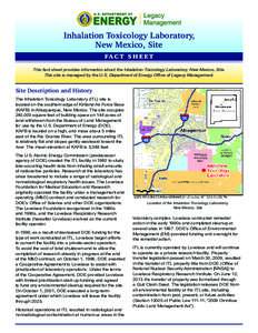 Aquifers / Pollution / Environmental science / Radioactive waste / Environmental remediation / Soil contamination / Lovelace Respiratory Research Institute / Hanford Site / Radioactive contamination / Environment / Water / Earth