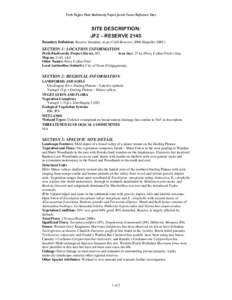 Microsoft Word - JF2 Reserve 2145 Site Description.doc