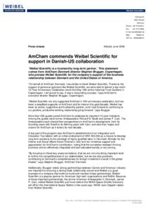 Weibel Scientific  SolvangAllerød Denmark Phone: +