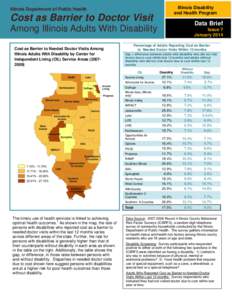 Illinois Disability and Health Program Illinois Department of Public Health  Cost as Barrier to Doctor Visit