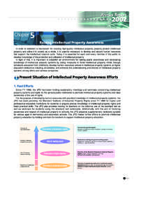 Part1[removed]:39 AM ページ 37  Chapter 5 Raising Intellectual Property Awareness