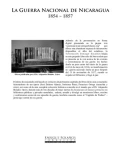 La Guerra Nacional de Nicaragua - Narración Histórica