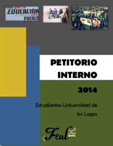 PETITORIO INTERNO 2014 Estudiantes Universidad de los Lagos