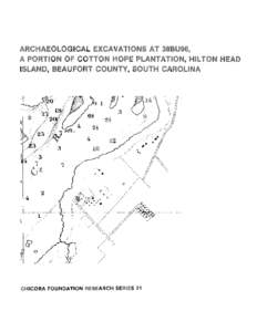 Archaeological Excavations at 38BU96, A Portion of Cotton Hope Plantation, Hilton Head Island, Beaufort County, South Carolina