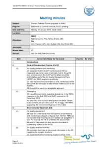 100-OM-PNC-RBKEN-110184_AA Thames Tideway Tunnel proposals in RBKC  Meeting minutes Subject:  Thames Tideway Tunnel proposals in RBKC