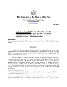 Special education / Public education in the United States / Disability / High School Diploma / Individualized Education Program / Individuals with Disabilities Education Act / Free Appropriate Public Education / Extended School Year / Board of Education of the Hendrick Hudson Central School District v. Rowley