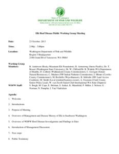 State of Washington  DEPARTMENT OF FISH AND WILDLIFE Mailing Address: 2108 Grand Boulevard ≅ Vancouver, WA[removed]6211 ≅ Fax[removed]