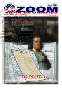 FROM PRINT[removed]TO DIGITAL In this issue: American Press		  Zoom in on America
