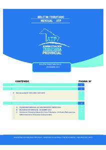 BOLETIN TRIBUTARIO Nº 61 DICIEMBREAUTORIDADES 2-LEGISLACION