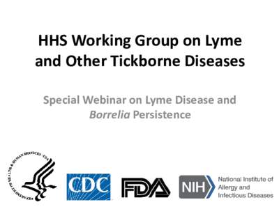 Special Webinar on Lyme Disease and Borrelia Persistence