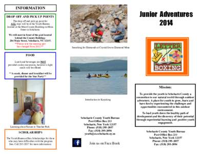 Boy Scouting / Rafting / Schoharie County /  New York / Experiential learning / Alternative education / Outdoor education