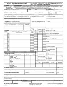 Read Privacy Act Statement, Penalty Statement, and Instructions on back before completing form. Use typewriter, ink, or ball point pen. PRESS HARD. DO NOT use pencil. If more space is needed, continue in remarks. TRAVEL 