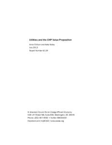 Cogeneration / Energy economics / Energy industry / Biogas / Distributed generation / Electricity generation / American Council for an Energy-Efficient Economy / Micro combined heat and power / Energy recycling / Energy / Waste management / Sustainability