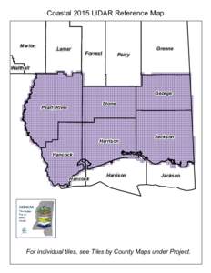 Coastal 2015 LIDAR Reference Map  Marion Lamar