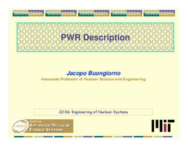 PWR Description  Jacopo Buongiorno