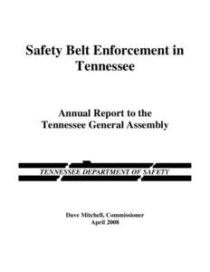 THP-Issued Citations for Safety Belt Violations