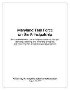 Microsoft Word - Taskforce on the Principalship, final report.doc