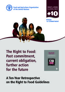 The Right to Food: Past commitment, current obligation, further action for the future – A Ten-Year Retrospective on the Right to Food Guidelines