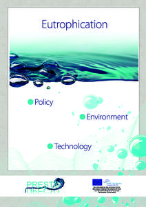 Eutrophication  Policy Environment Technology