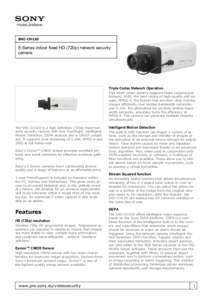 Sony : Product Information : SNC-CH120 (SNCCH120) : Croatia