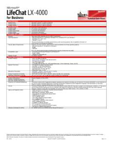 Microsoft LifeChat / Software / Headset / Microsoft Windows / Windows 7 / FCC Declaration of Conformity / Windows 8 / Computer architecture / Windows NT / Computing / Microsoft