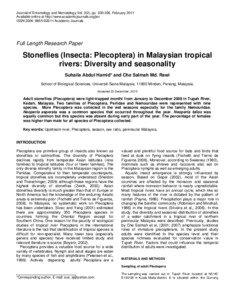 Journal of Entomology and Nematology Vol. 3(2), pp[removed], February 2011 Available online at http://www.academicjournals.org/jen ISSN[removed] ©2011 Academic Journals