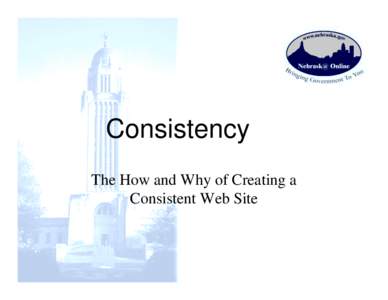 Microsoft PowerPoint - Consistency_presentation.ppt