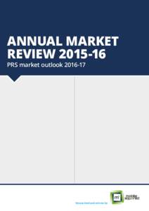 1  ANNUAL MARKET REVIEWANNUAL MARKET REVIEW