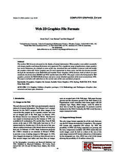 COMPUTER GRAPHICS  Volume), number 1 pp. 43–64 for um