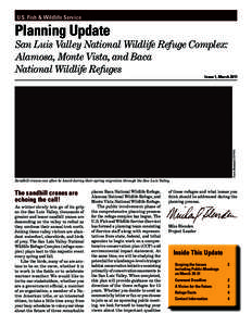 Planning Update, Issue 1: San Luis Valley National Wildlife Refuge Complex