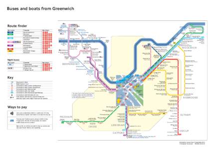 Buses and boats from Greenwich  Tottenham Court Road  Route finder
