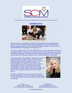 Jennifer Sadleir / Cathy King / Sports / Curling / Jennifer Jones