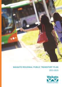 Waikato Regional Public Transport Plan