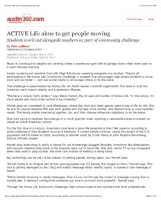 ACTIVE Life aims to get people moving[removed]:41 PM Print this page