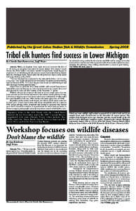 SPRING[removed]PAGE 1 MAZINA’IGAN Published by the Great Lakes Indian Fish & Wildlife Commission