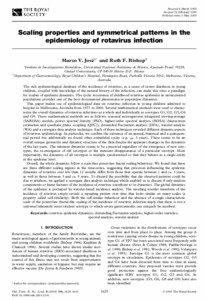 Time series analysis / Integral transforms / Signal processing / Digital signal processing / Rotavirus / Bispectrum / Spectral density / Time series / Detrended fluctuation analysis / Mathematical analysis / Fourier analysis / Mathematics