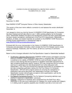 Microsoft Word - EPA cover memo Final.doc