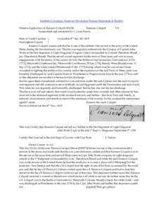 Southern Campaign American Revolution Pension Statements & Rosters Pension Application of Ransom Colquitt W6742 Susanna Colquitt Transcribed and annotated by C. Leon Harris  VA