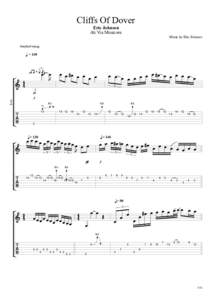 Cliffs Of Dover Eric Johnson Ah Via Musicom Music by Eric Johnson Standard tuning