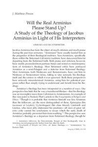 Christian soteriology / Methodism / Calvinism / Christian philosophy / Remonstrants / Jacobus Arminius / Arminianism / Predestination / Simon Episcopius / Christian theology / Christianity / Theology