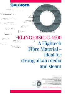 ®  KLINGERSIL C-4500 A Hightech Fibre Material – ideal for