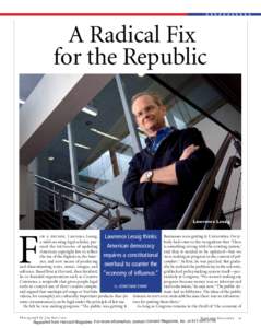 H H H H H H H H H H H  A Radical Fix for the Republic  Lawrence Lessig