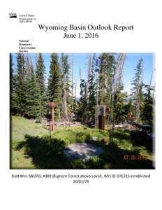 Wyoming Water Supply Outlook Report