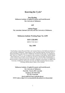 Economic theories / Welfare economics / Recessions / Economic growth / National Bureau of Economic Research / Economics / Macroeconomics / Business cycle